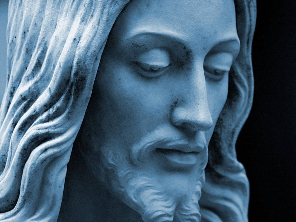 Christ's Face God Laptop Background
