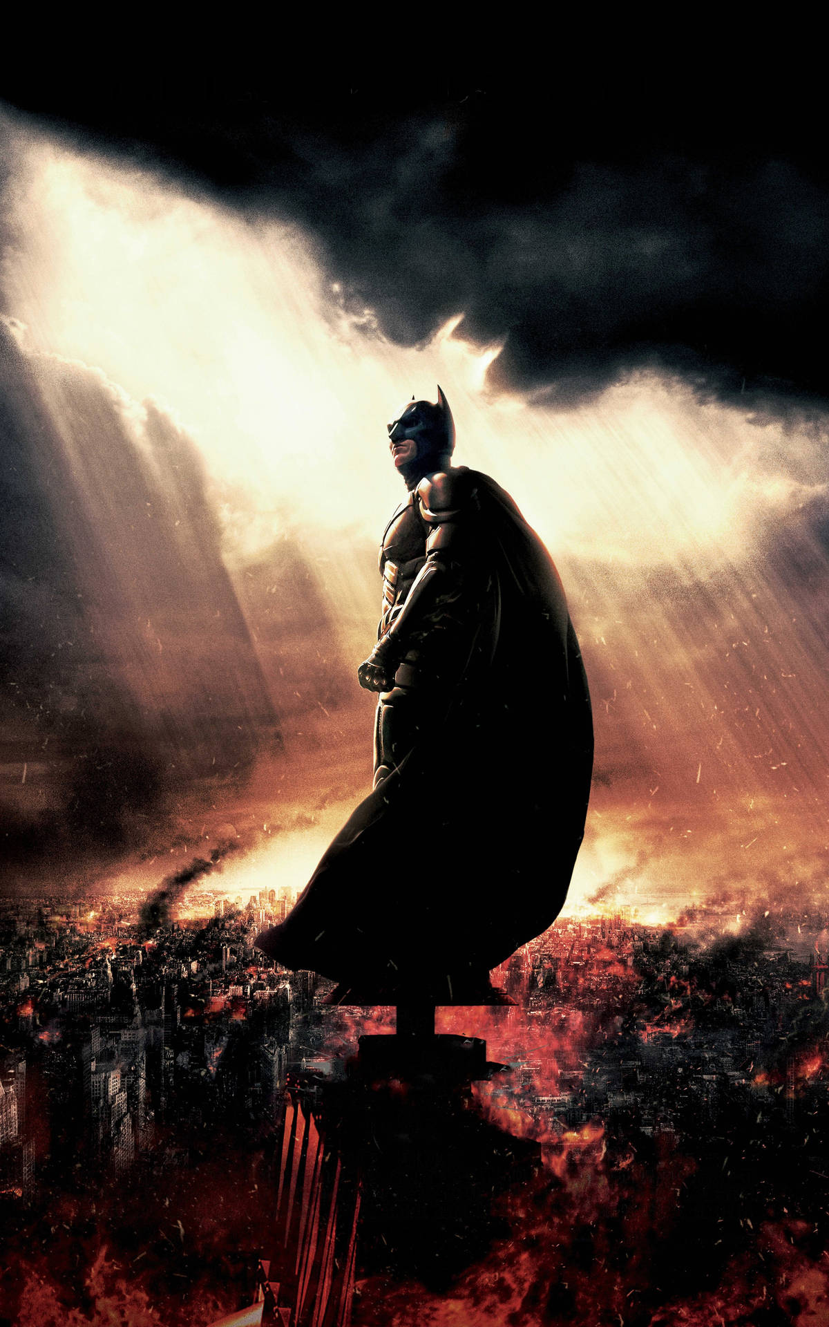 Christian Bale As Batman In The Dark Knight Background