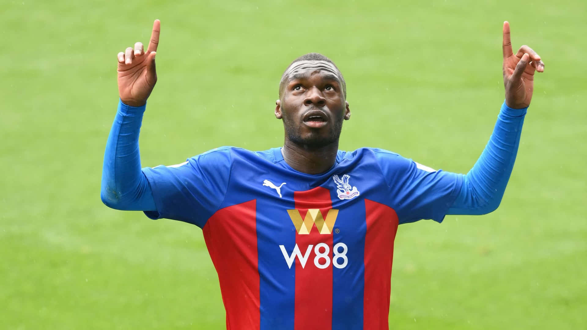 Christian Benteke Against Aston Villa Background