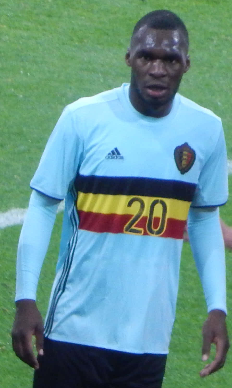 Christian Benteke During Match Against Russia 2017 Background