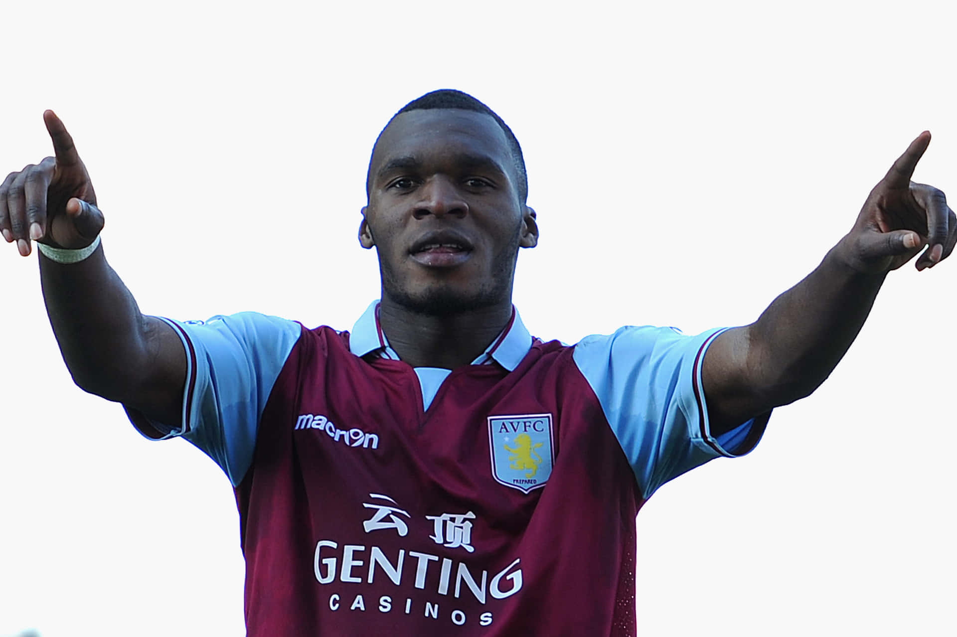 Christian Benteke Scores A Goal Against Stoke City 2013 Background