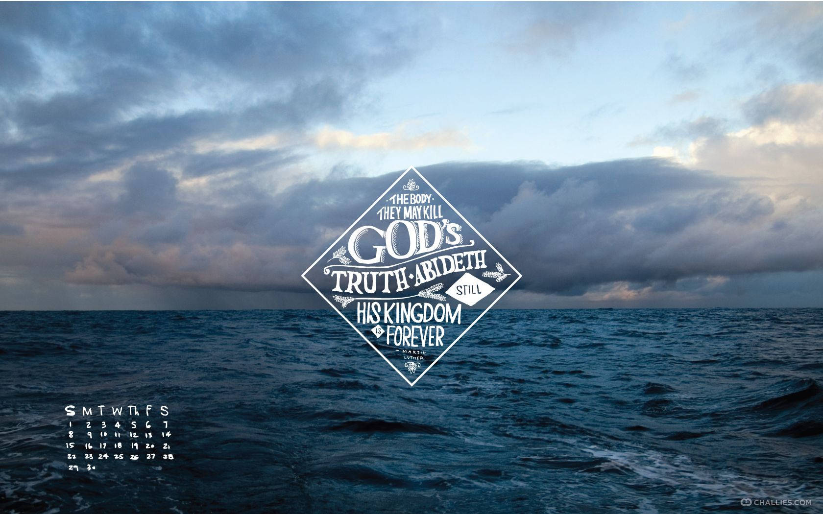Christian Bible Verse In Ocean