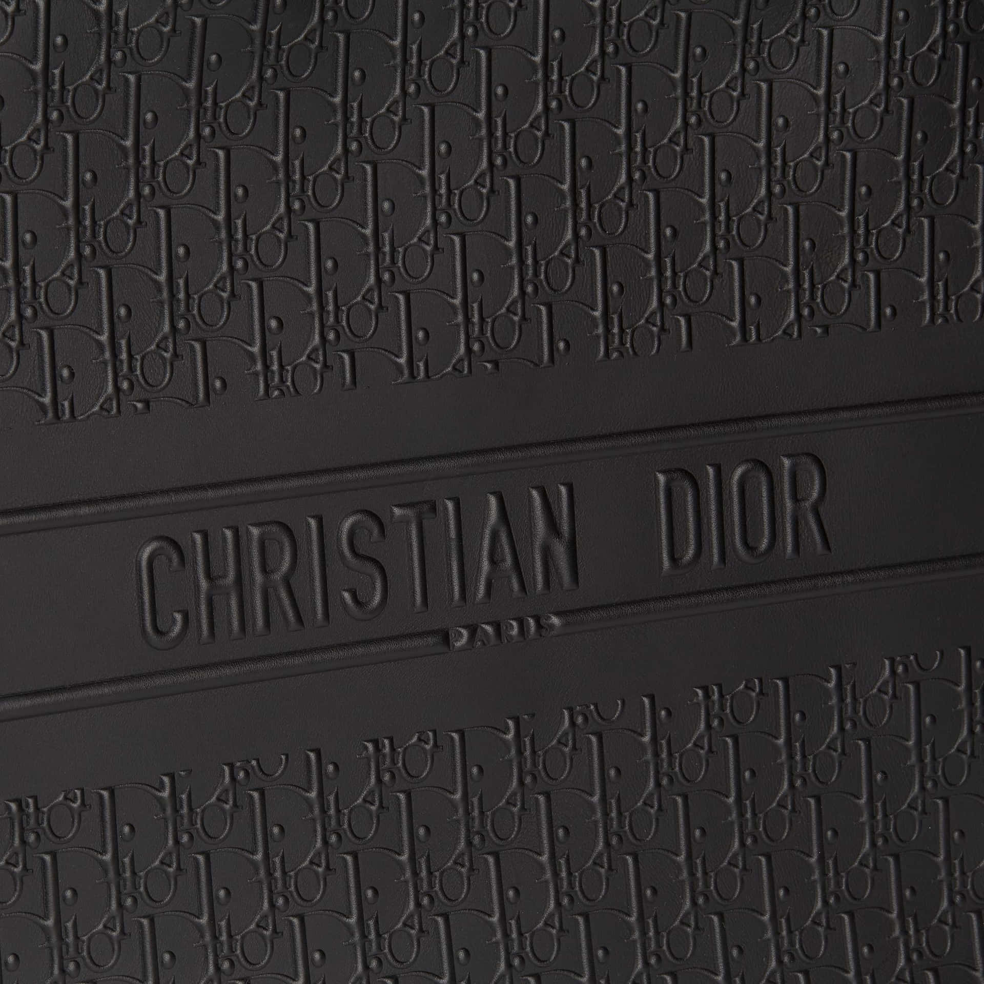 Christian Dior Embossed Logo Texture Background