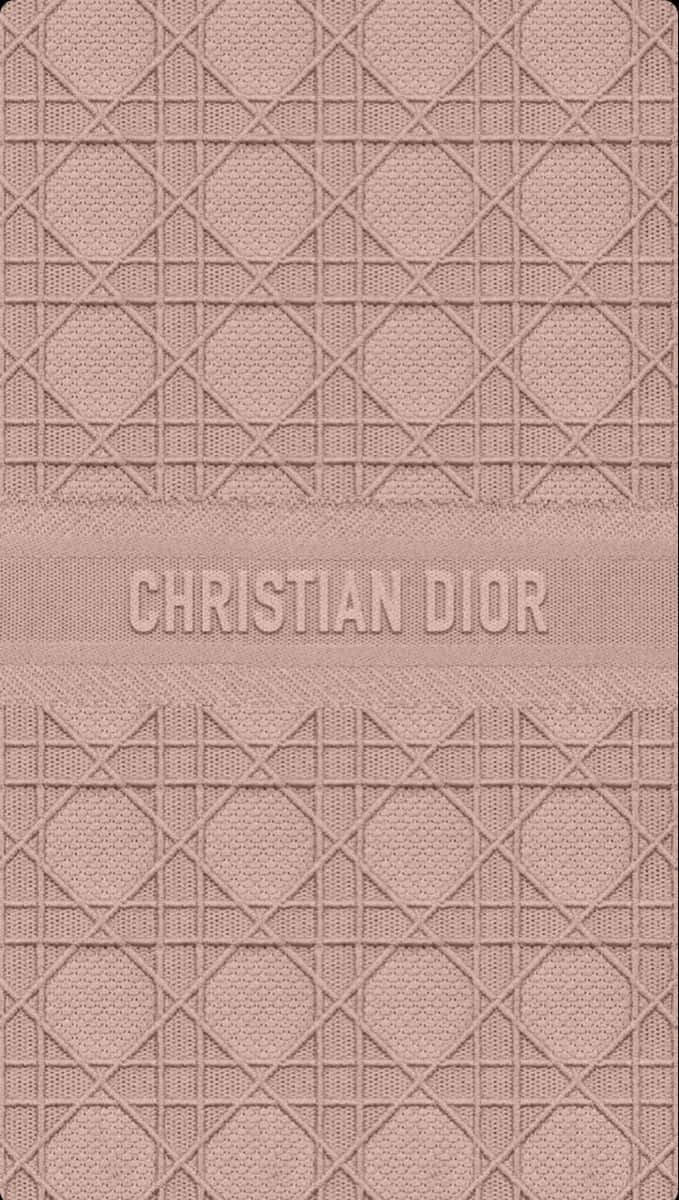 Christian Dior Logo Pattern Background
