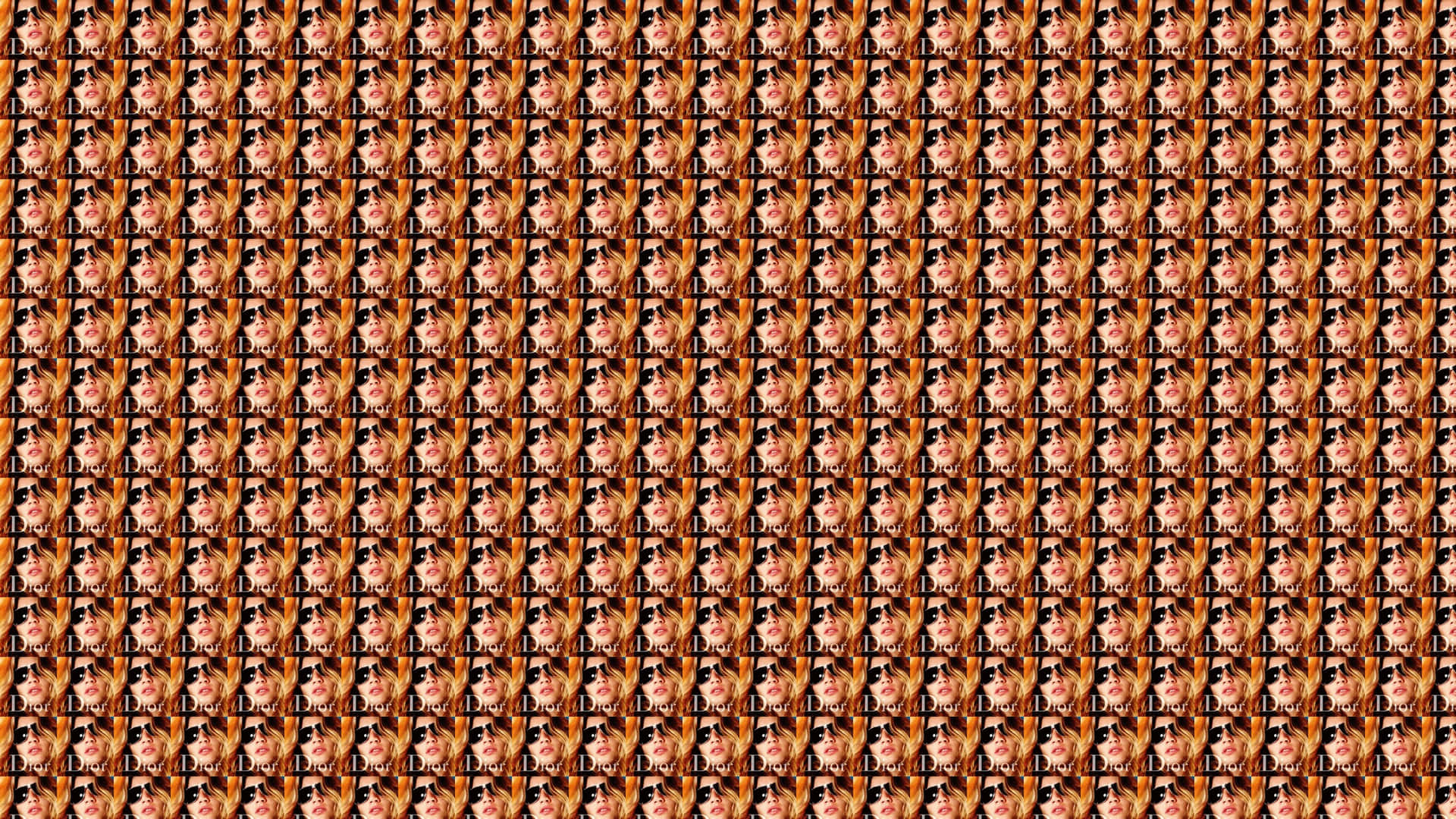 Christian Dior Logo Pattern Background