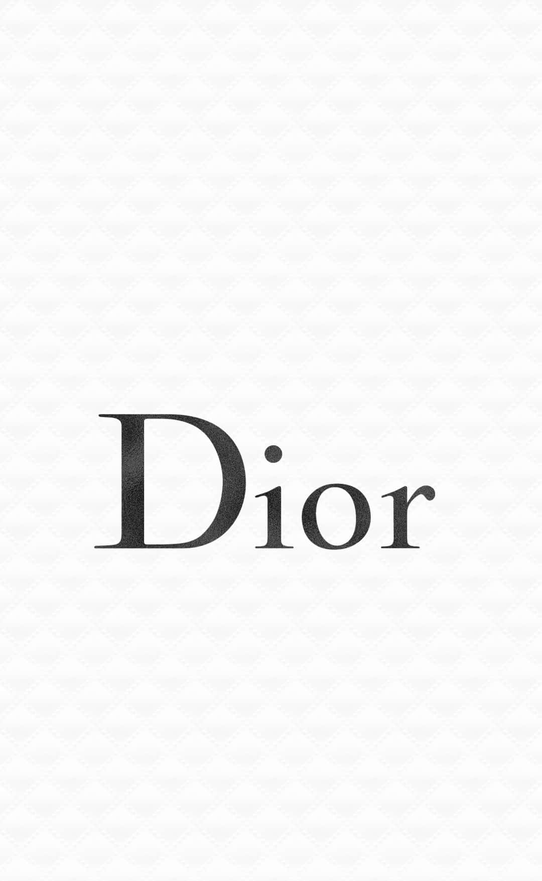 Christian Dior Logo White Background Background