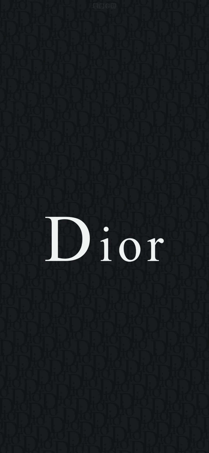 Christian Dior Logoon Patterned Background Background