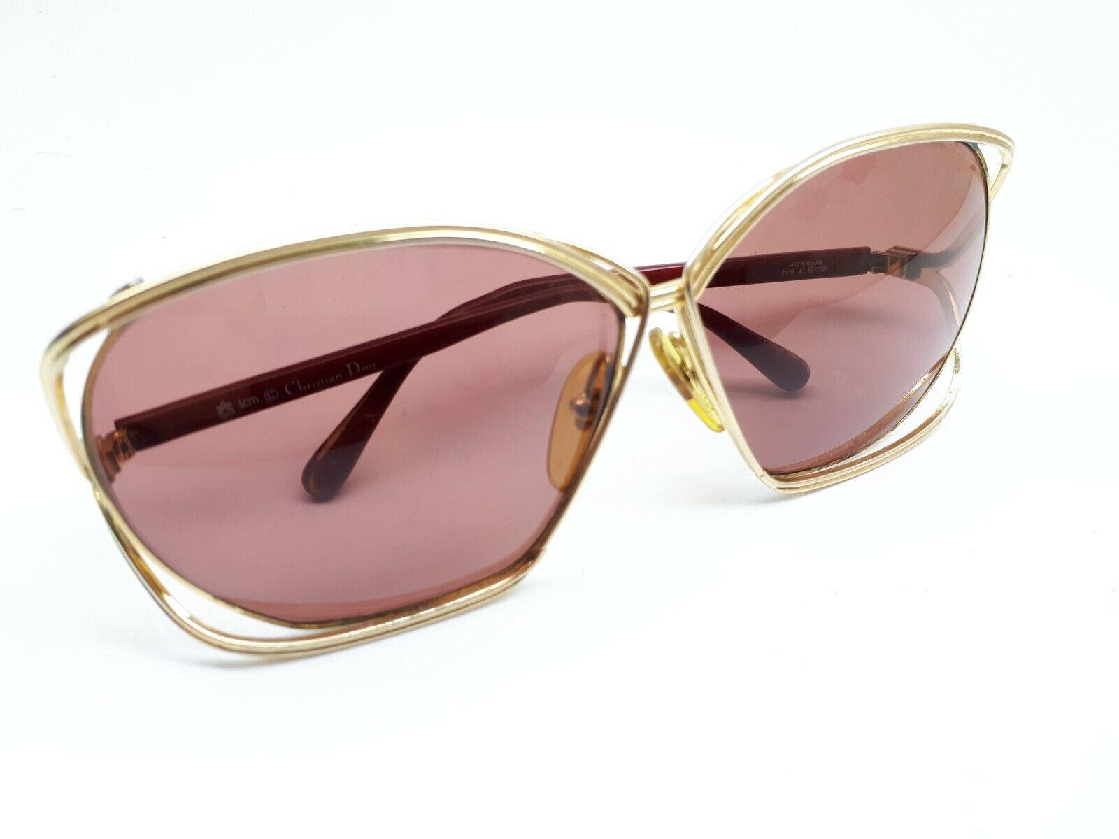 Christian Dior Metal Butterfly Sunglasses
