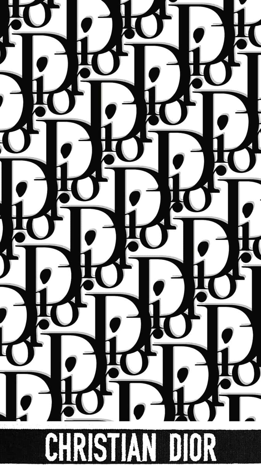 Christian Dior Monogram Pattern Background