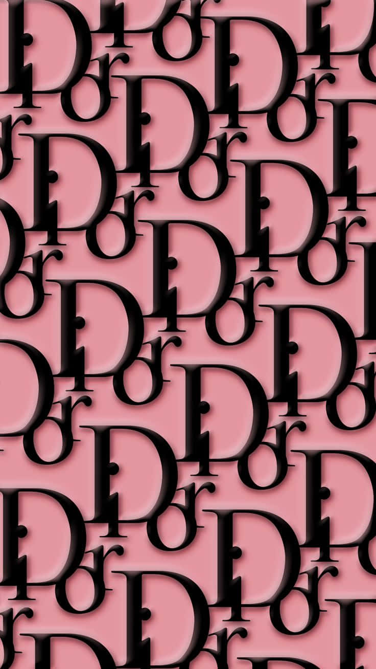 Christian Dior Pattern Wallpaper Background
