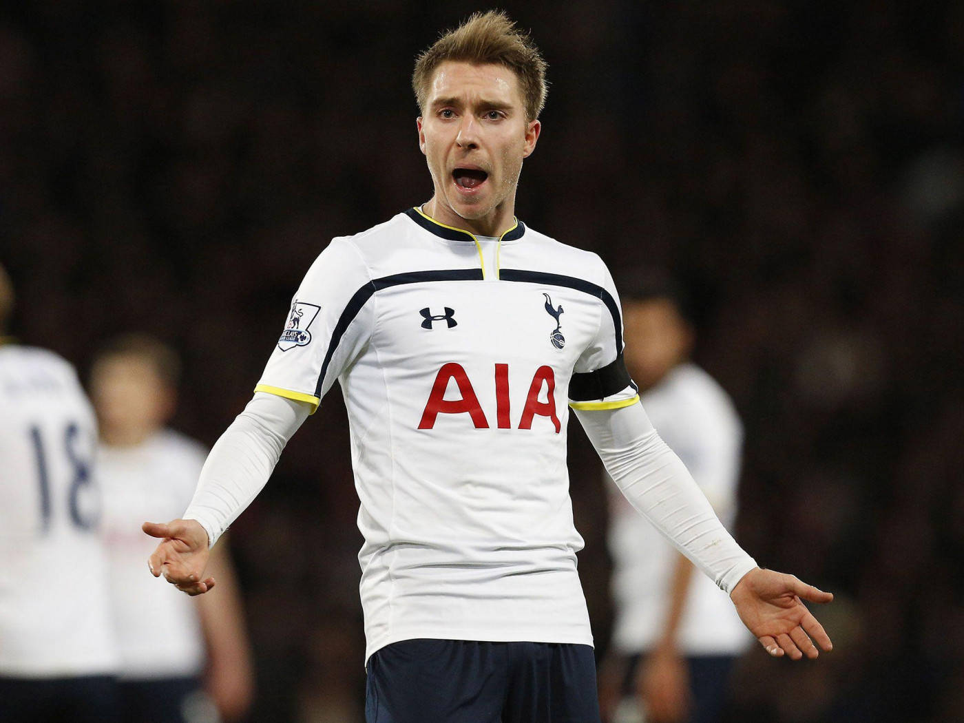 Christian Eriksen Angry Look Background