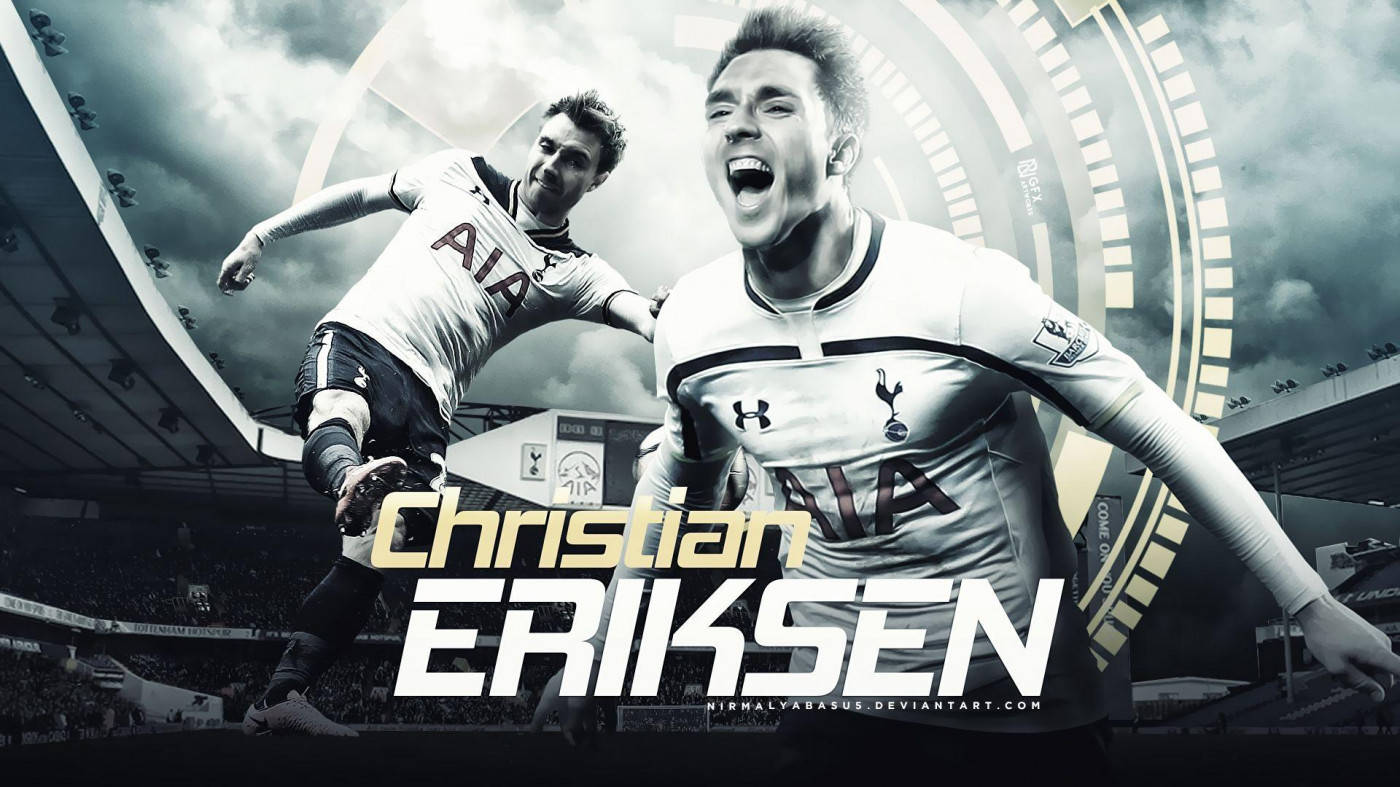 Christian Eriksen Black And White Fanart