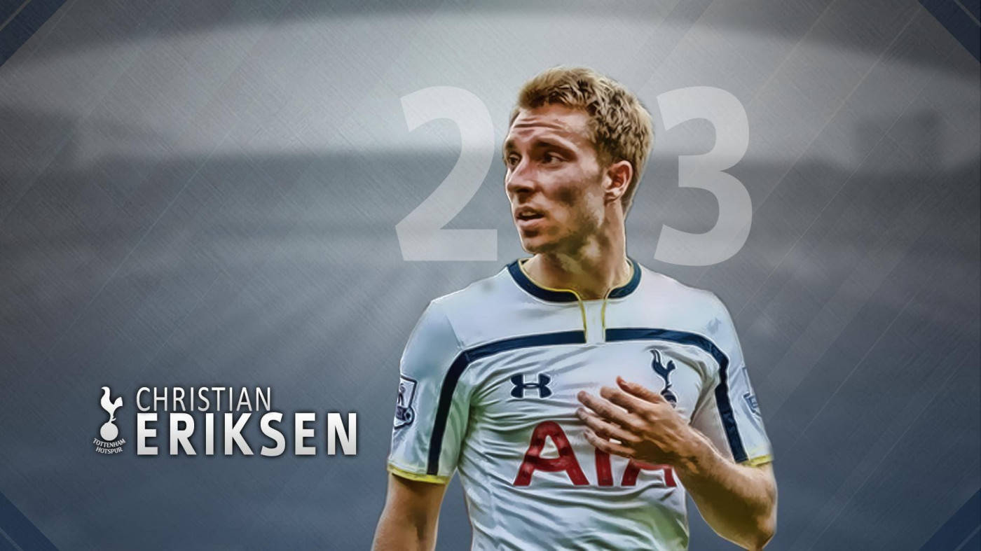 Christian Eriksen Jersey Number Background