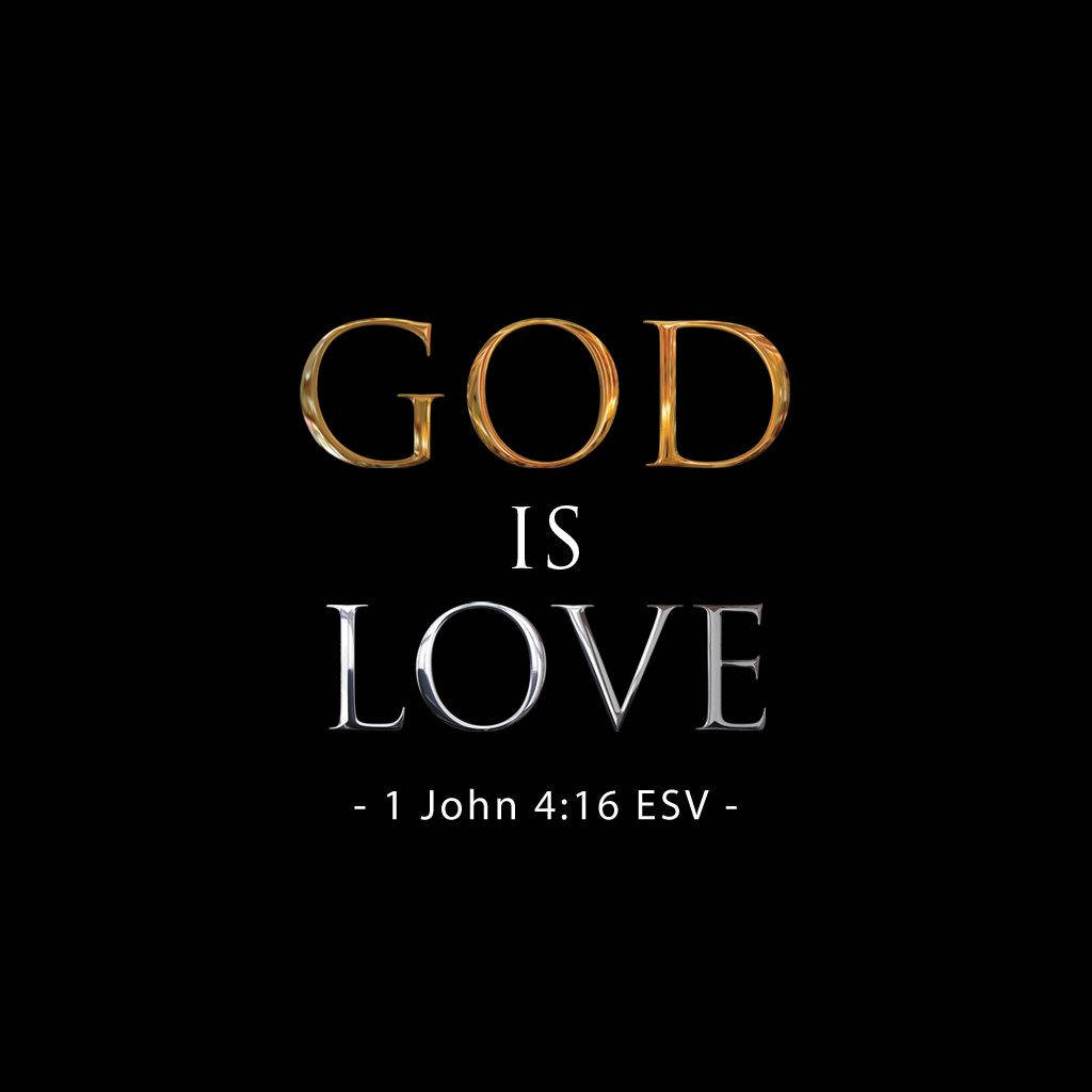 Christian God Is Love Background