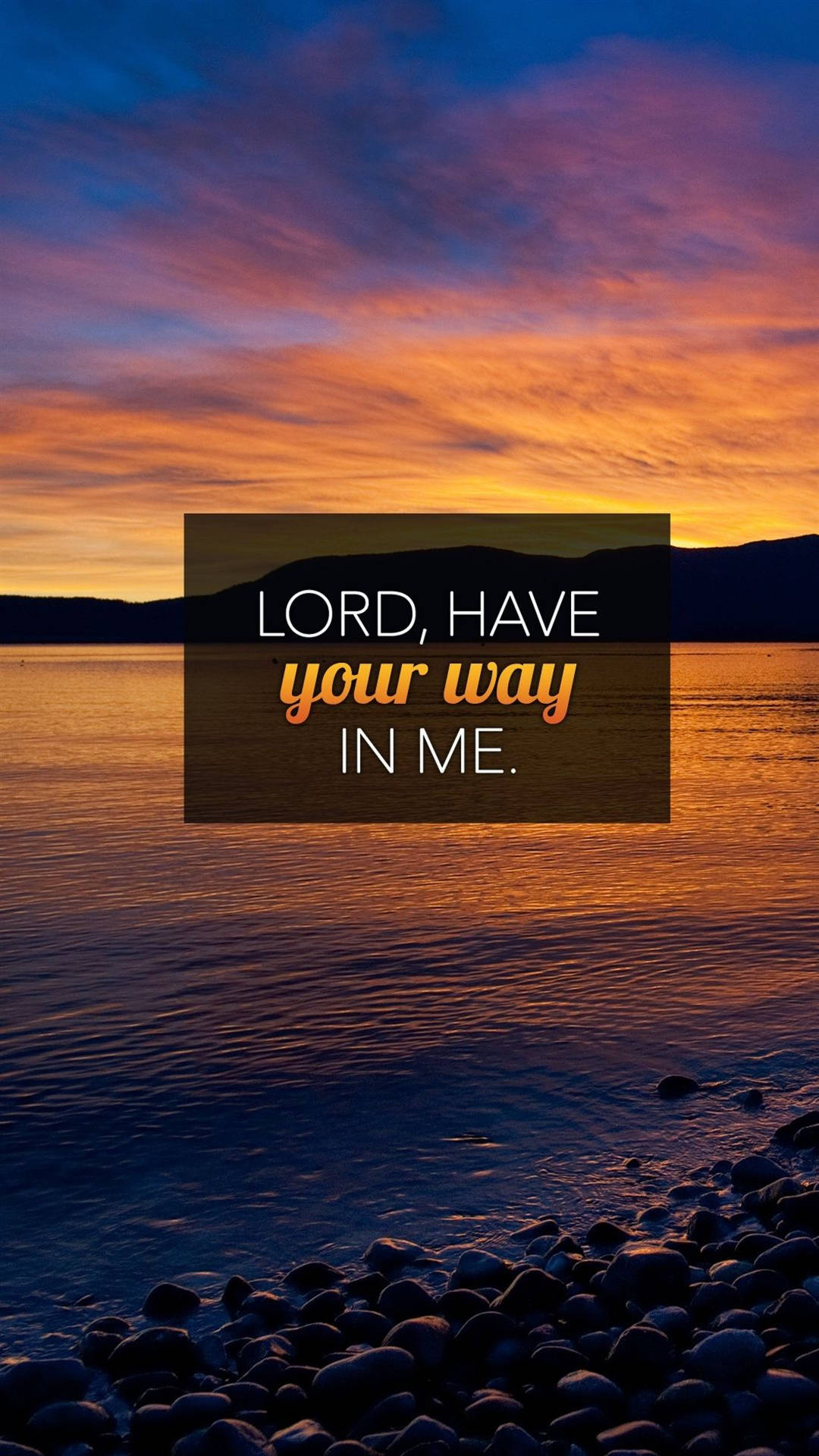 Christian Inspirational Sunset Prayer Background