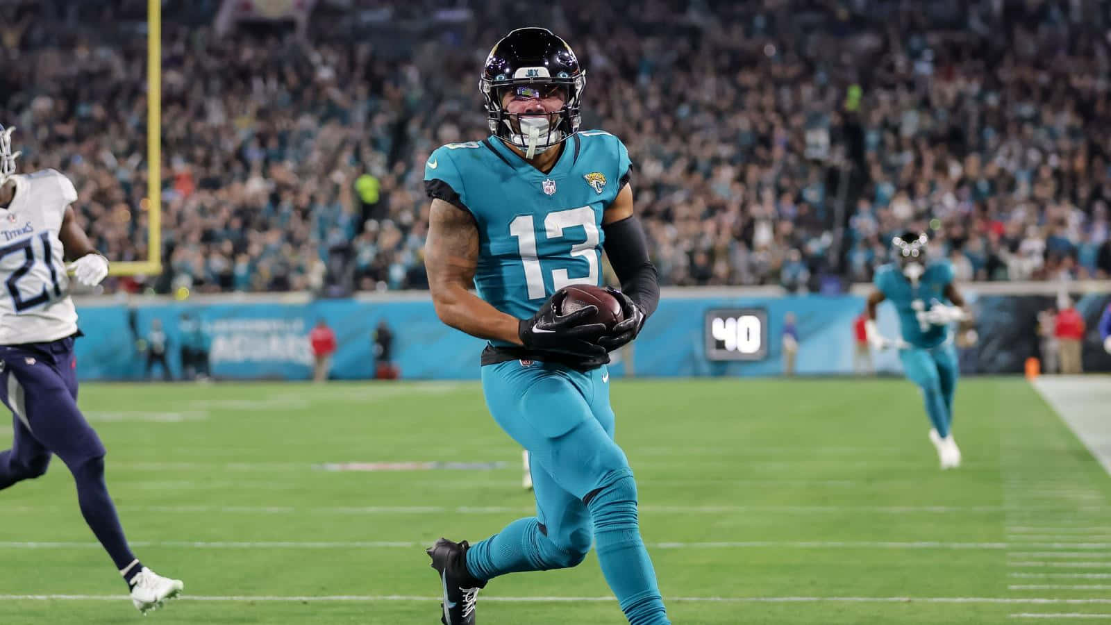 Christian Kirk Football Blue Green Jersey