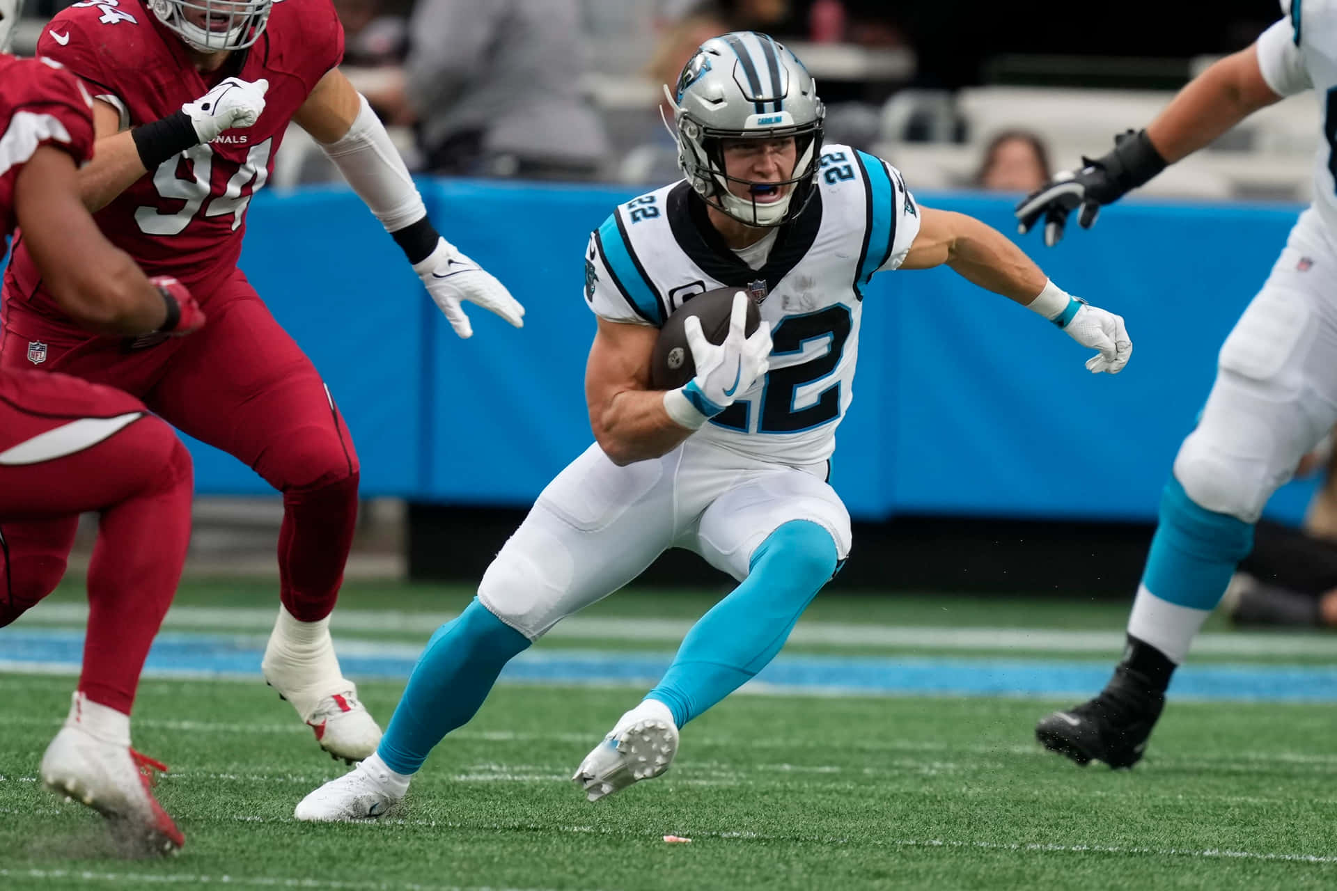 Christian Mccaffrey; All-pro Running Back And Wide Receiver Background