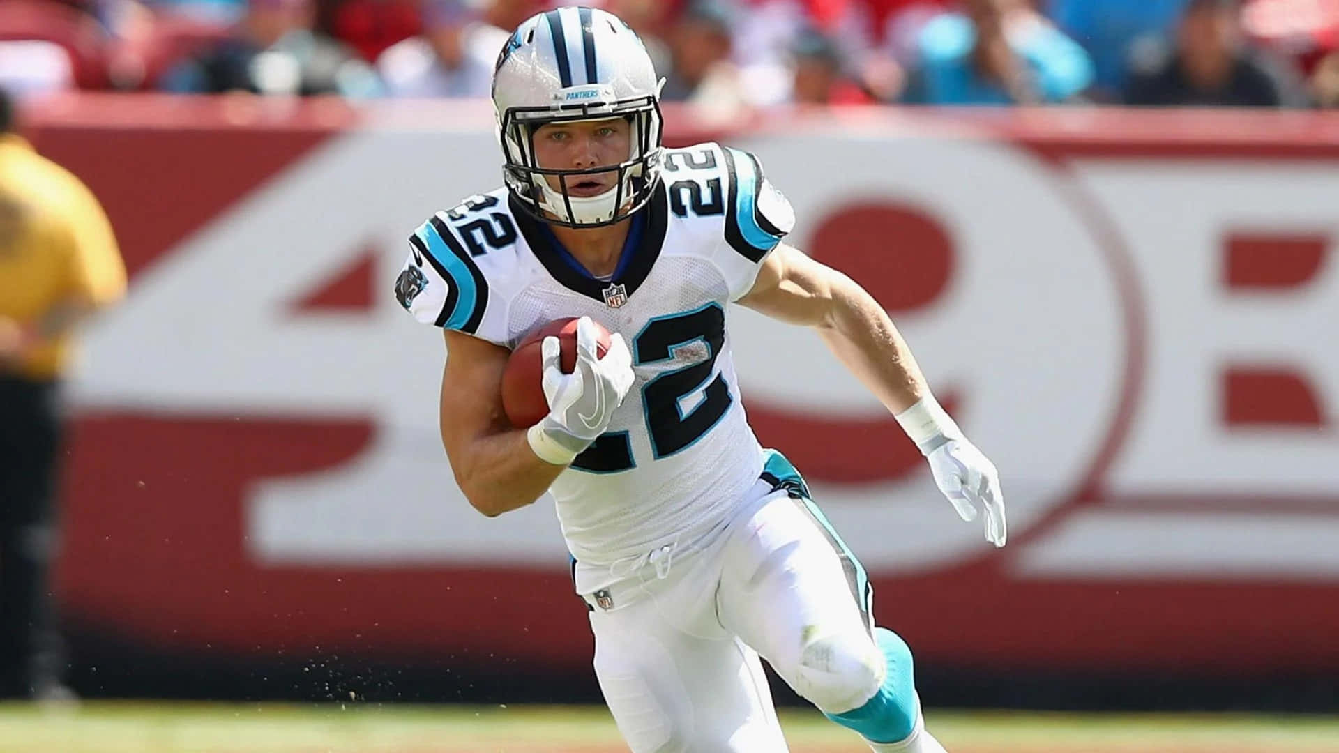 Christian Mccaffrey, All-pro Running Back For The Carolina Panthers Background