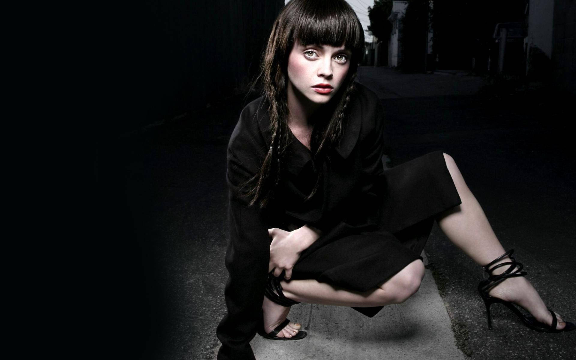 Christina Ricci On Black