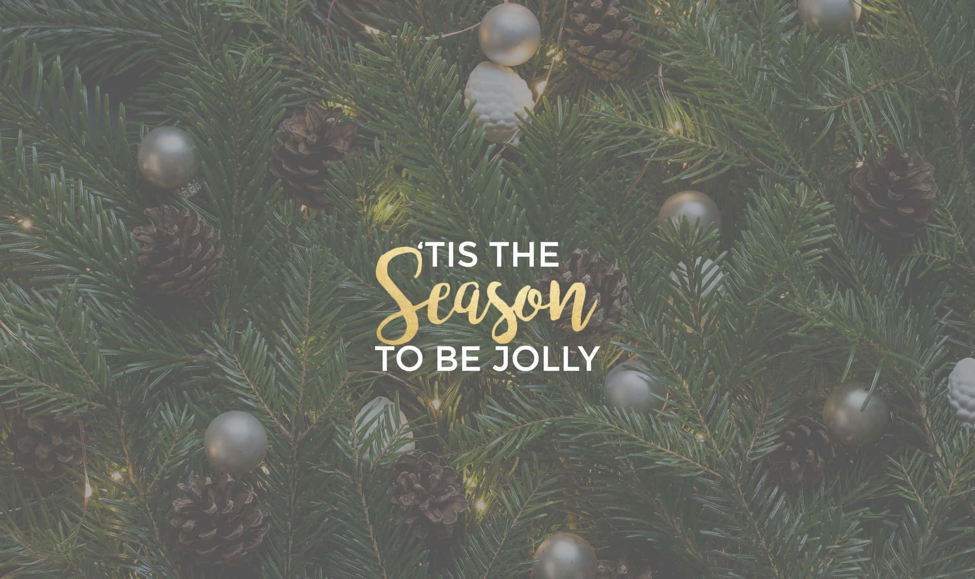 Christmas Aesthetic Computer Season To Be Jolly Background