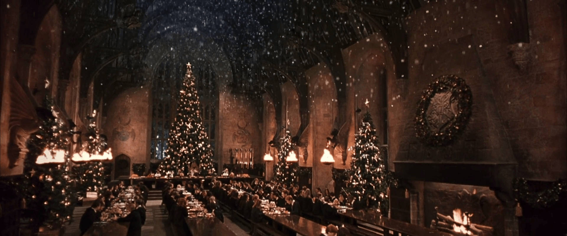 Christmas Aesthetic Desktop Harry Potter Background