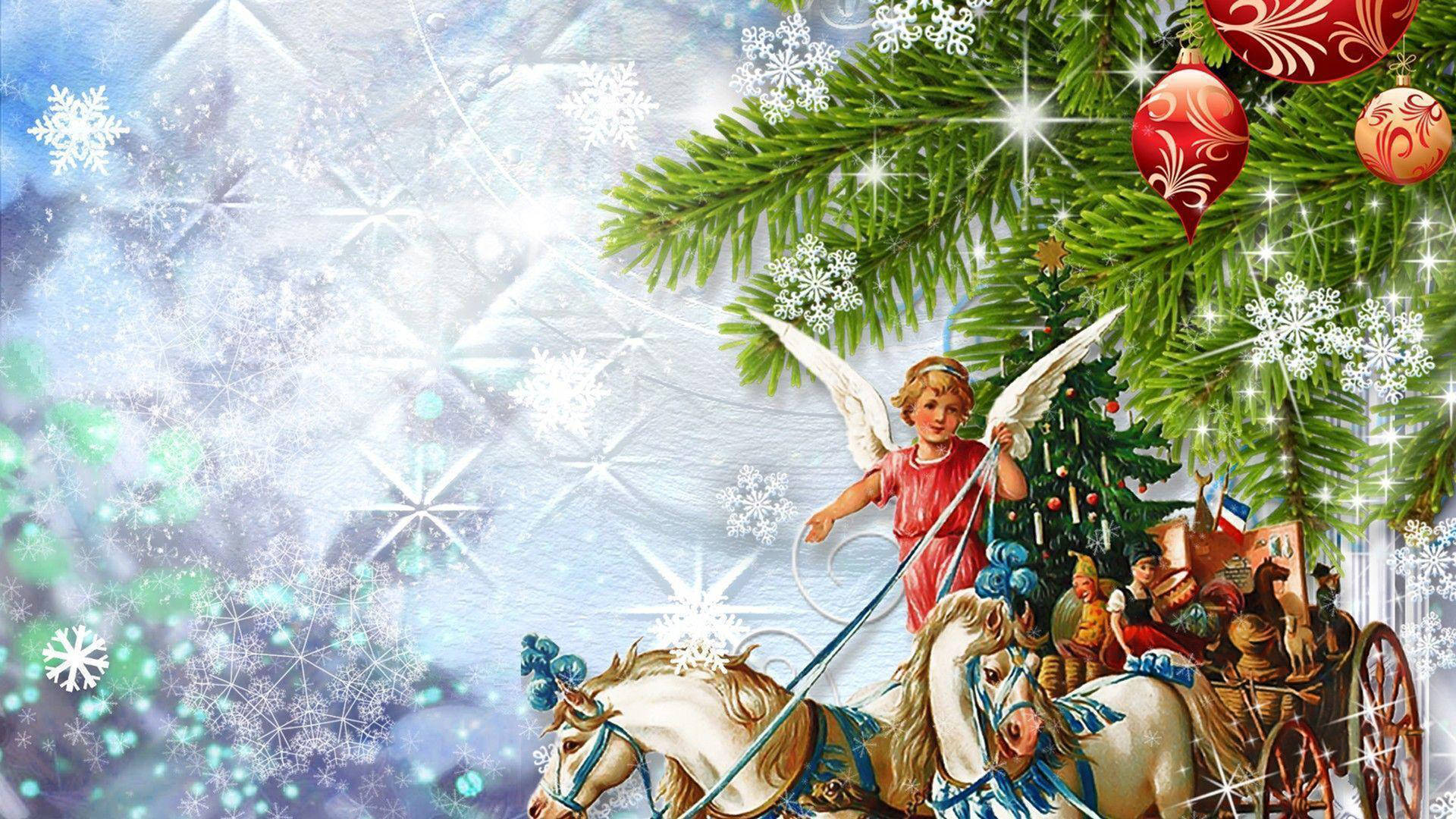 Christmas Angel Background Background