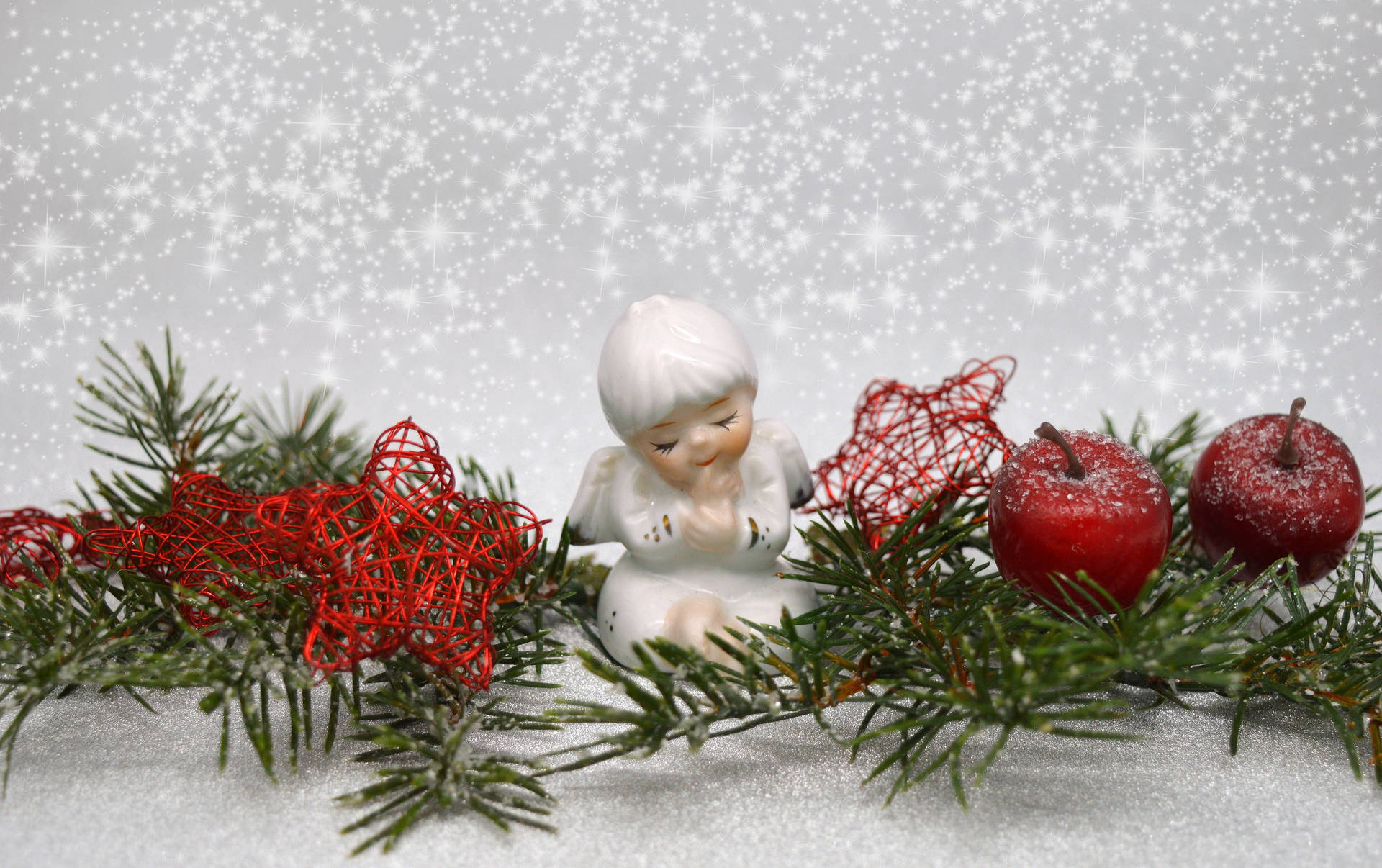 Christmas Angel Ornament Background