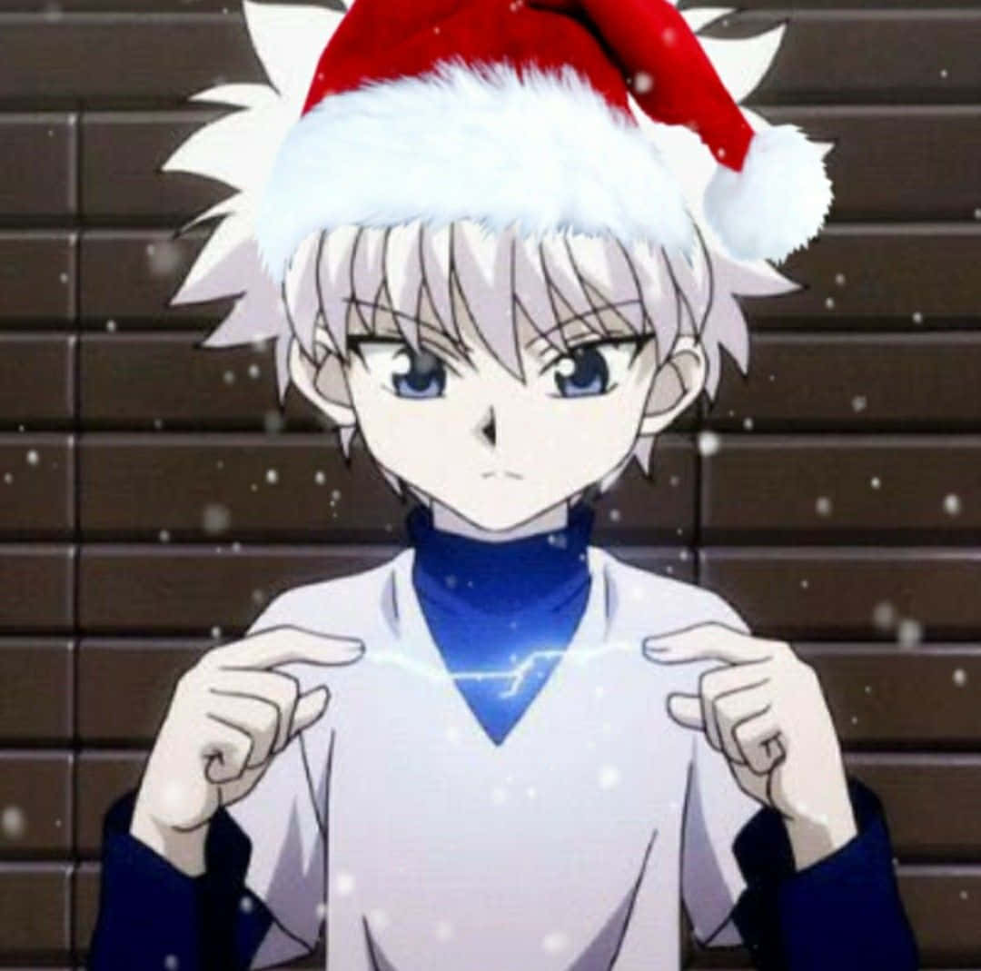 Christmas Anime Boys Killua Background
