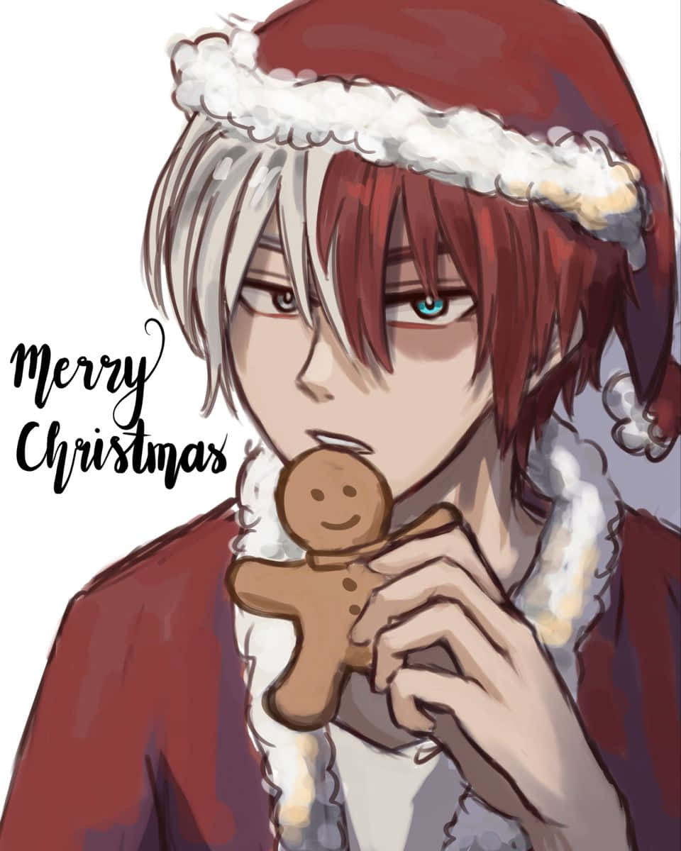Christmas Anime Hot Boys Background