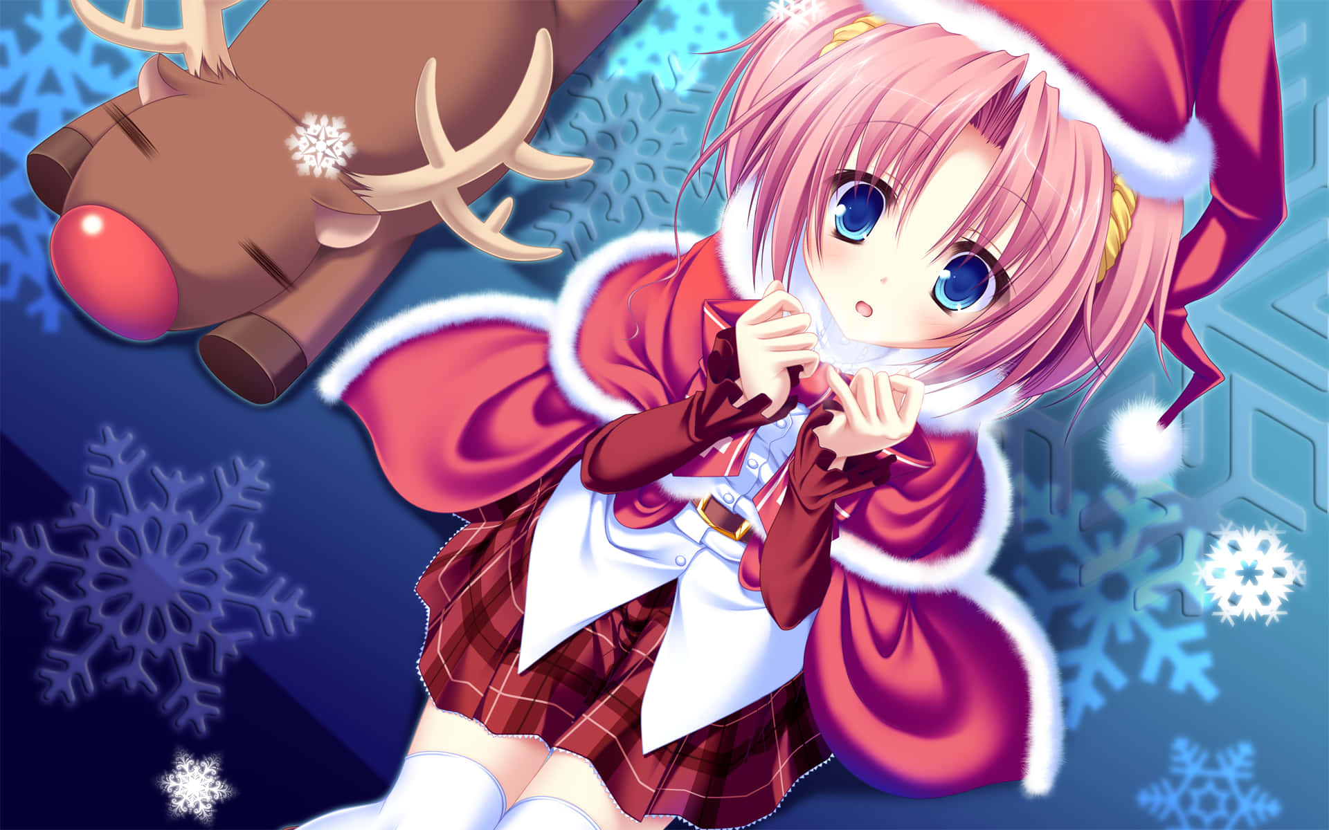 Christmas Anime Pfp Of Chibi Raindeer