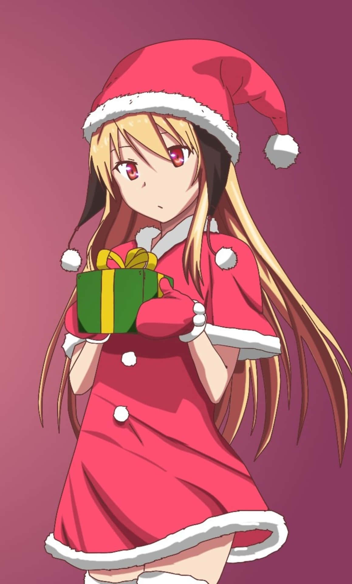 Christmas Anime Pfp Of Shiina Background
