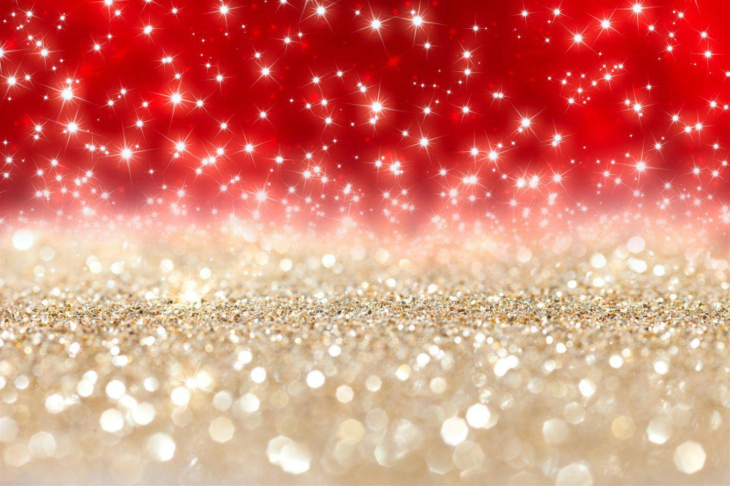 Christmas Background With Glitter And Stars Background
