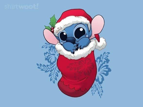 Christmas Bag Stitch Aesthetic Background