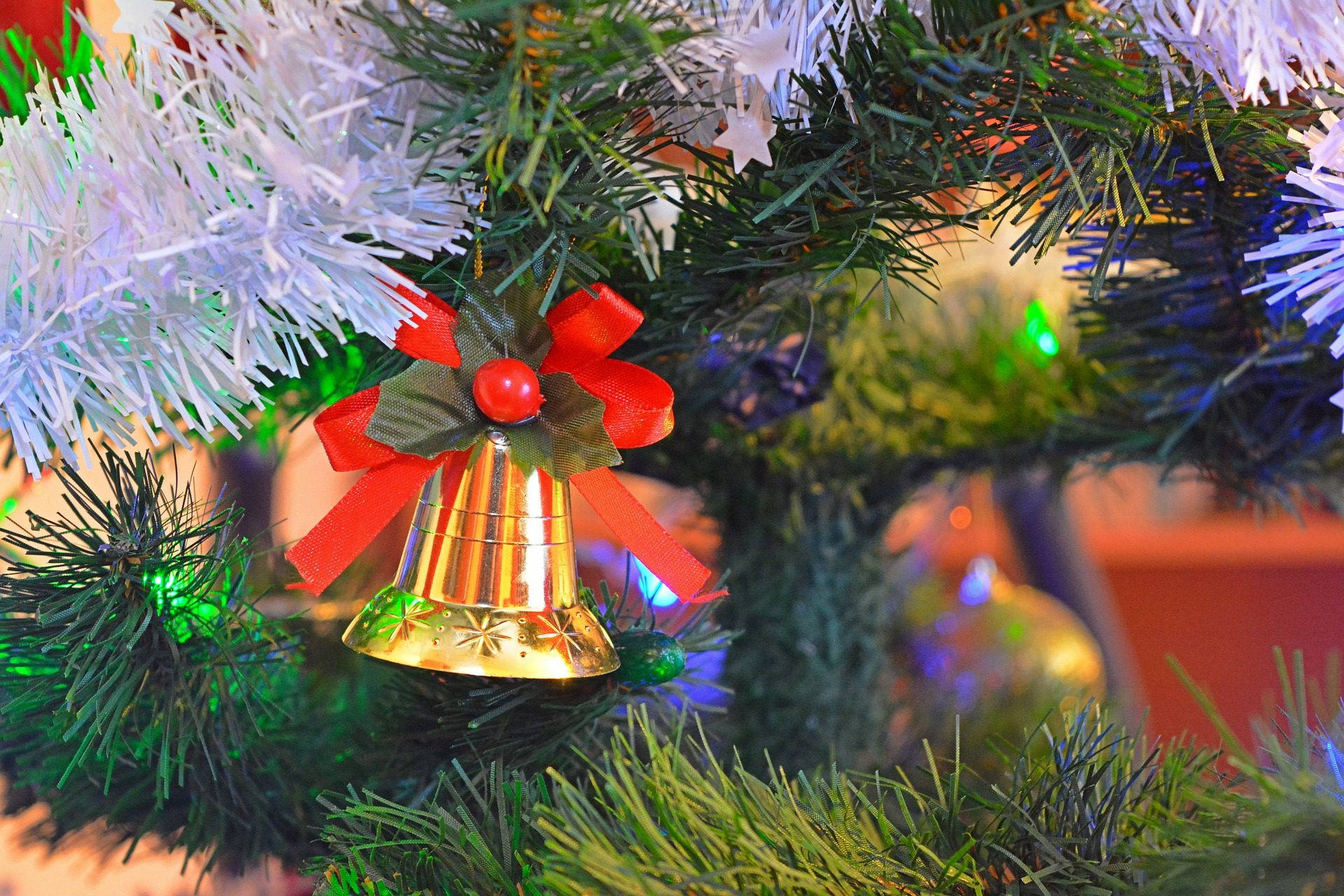 Christmas Bell Decoration Background