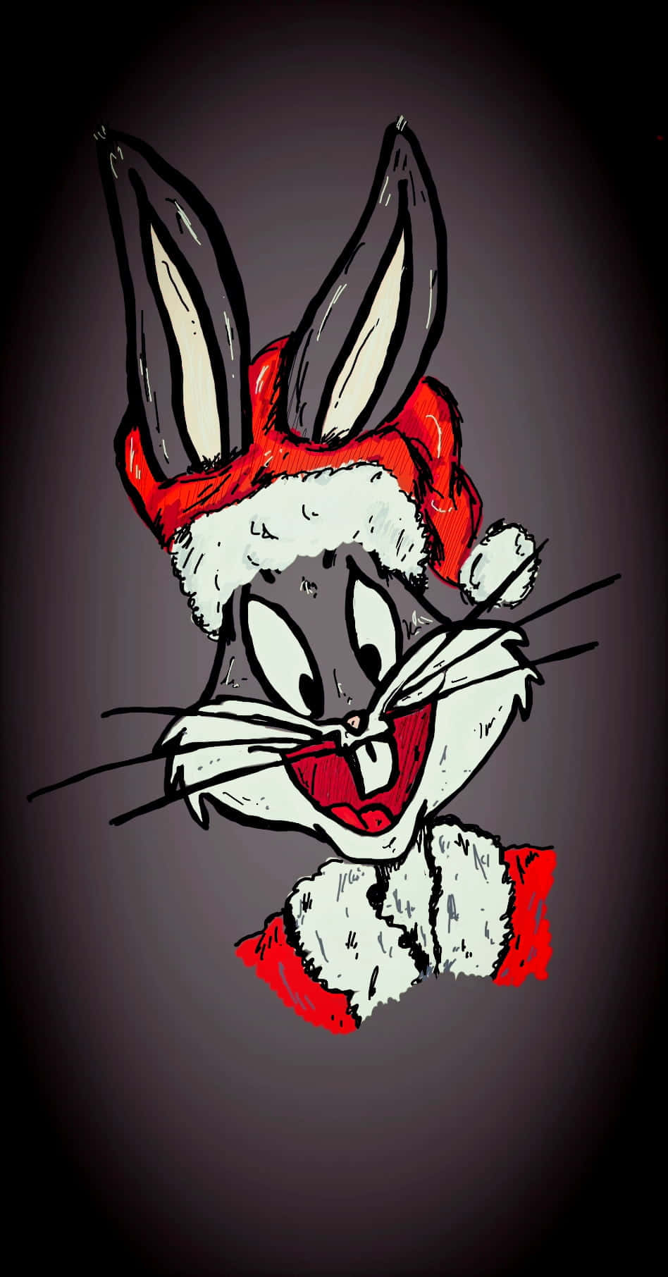 Christmas Bugs Bunny Iphone Background