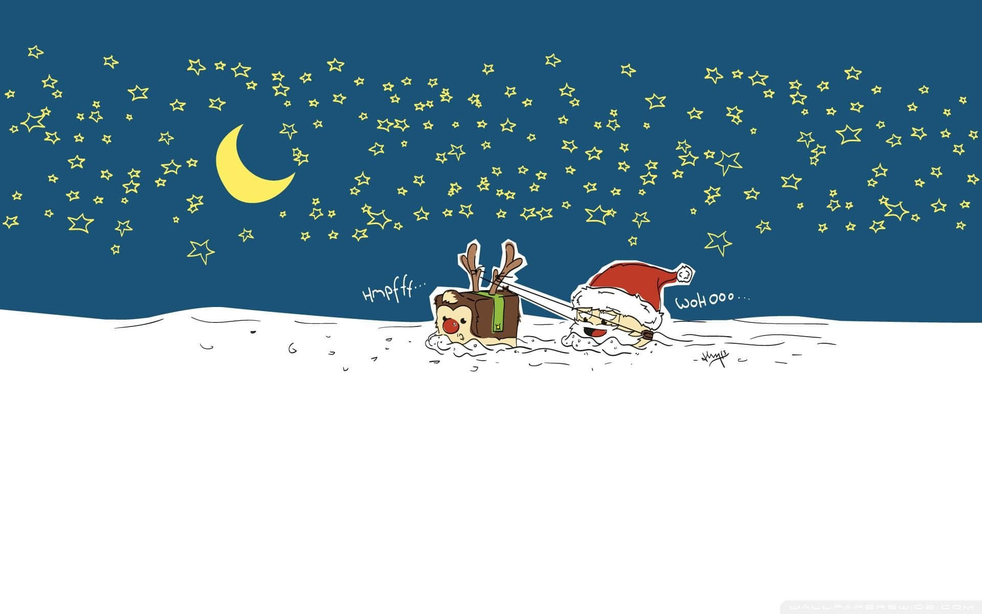 Christmas Cartoon Cute Santa Claus