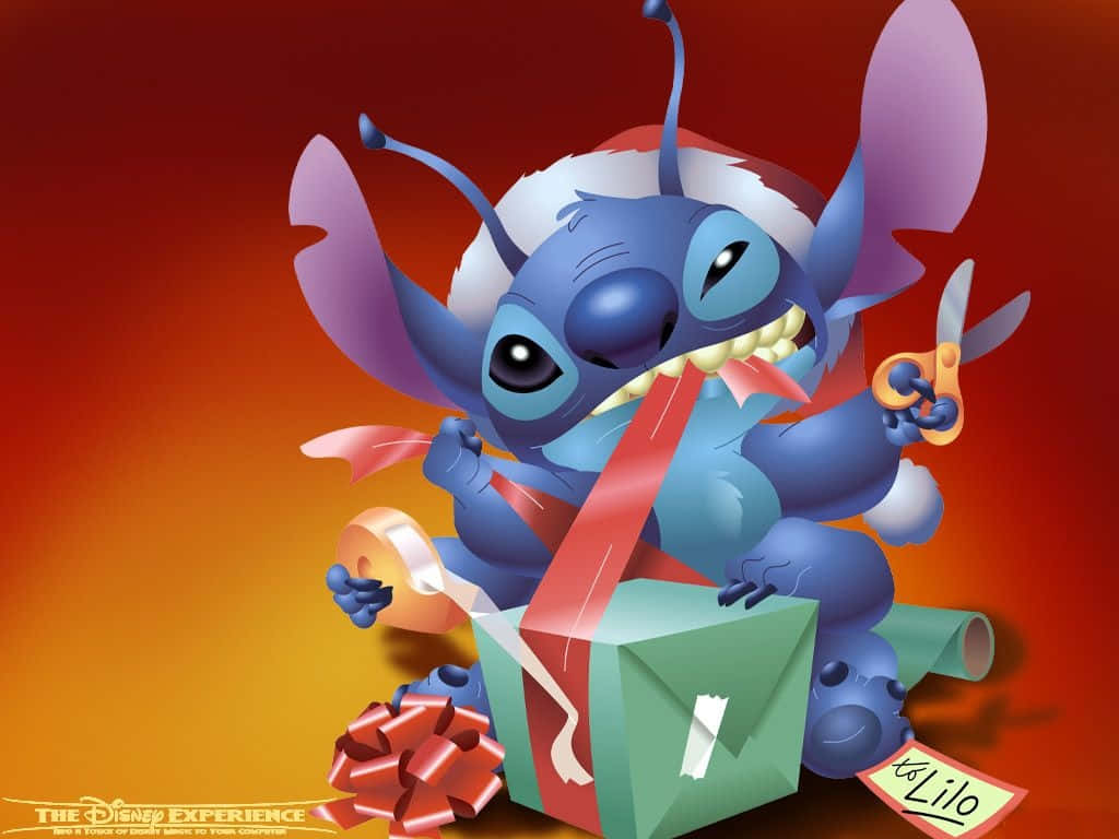 Christmas Cartoon Disney Stitch Alien