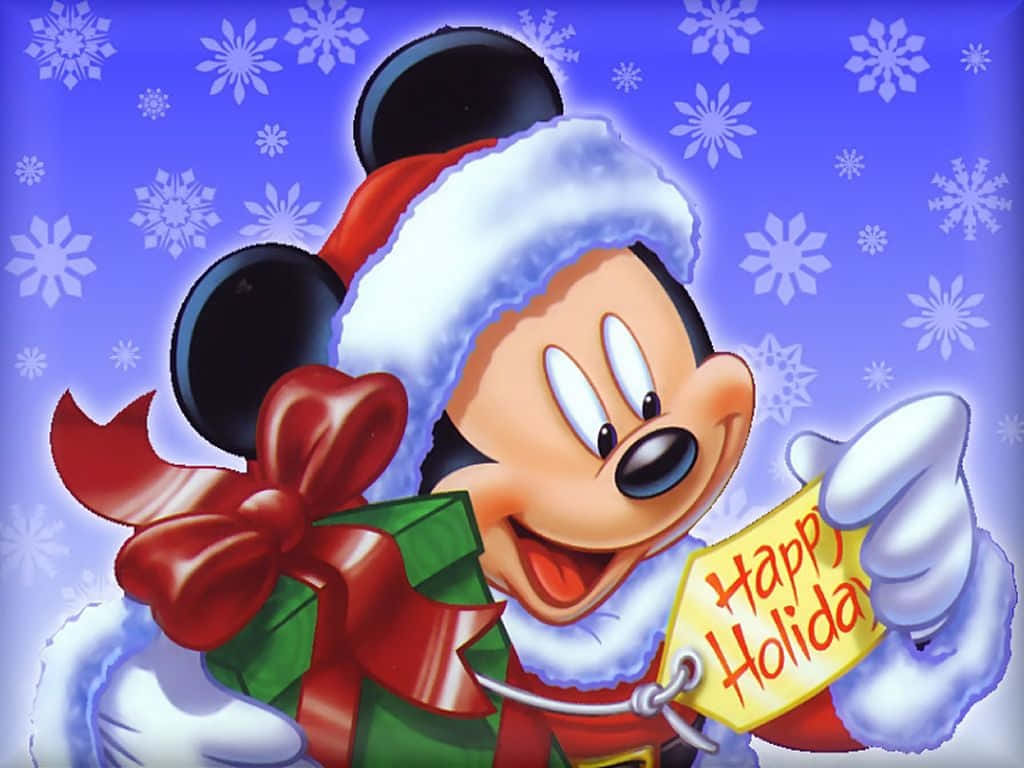 Christmas Cartoon Mickey The Mouse