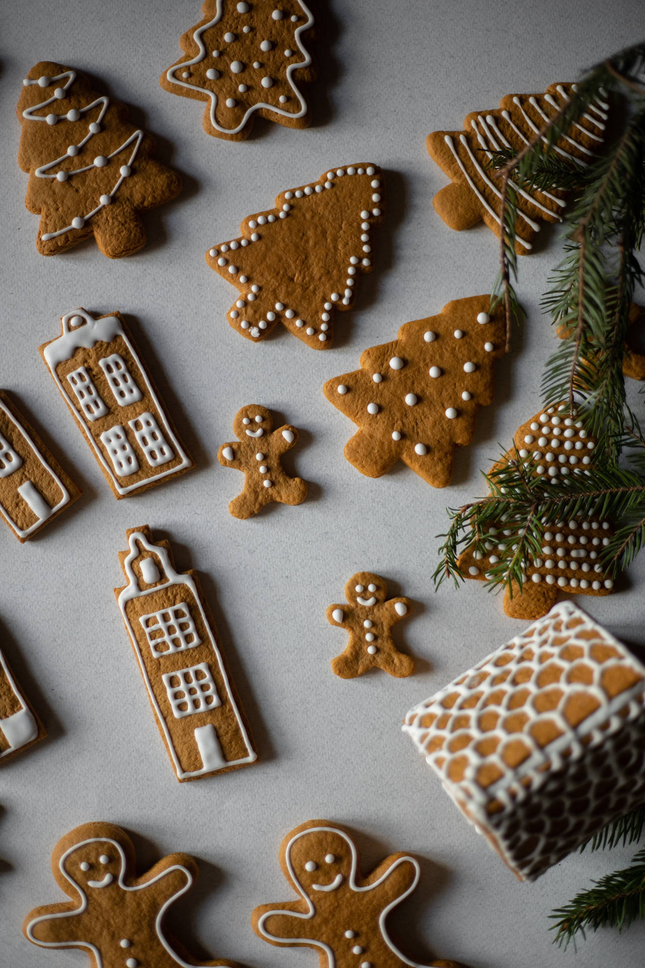 Christmas Cookies For All Background