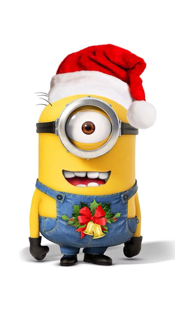 Christmas Hat Minion Pfp Background