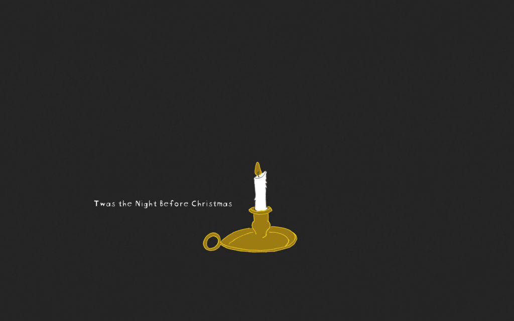 Christmas Holiday Desktop Candle Art Background