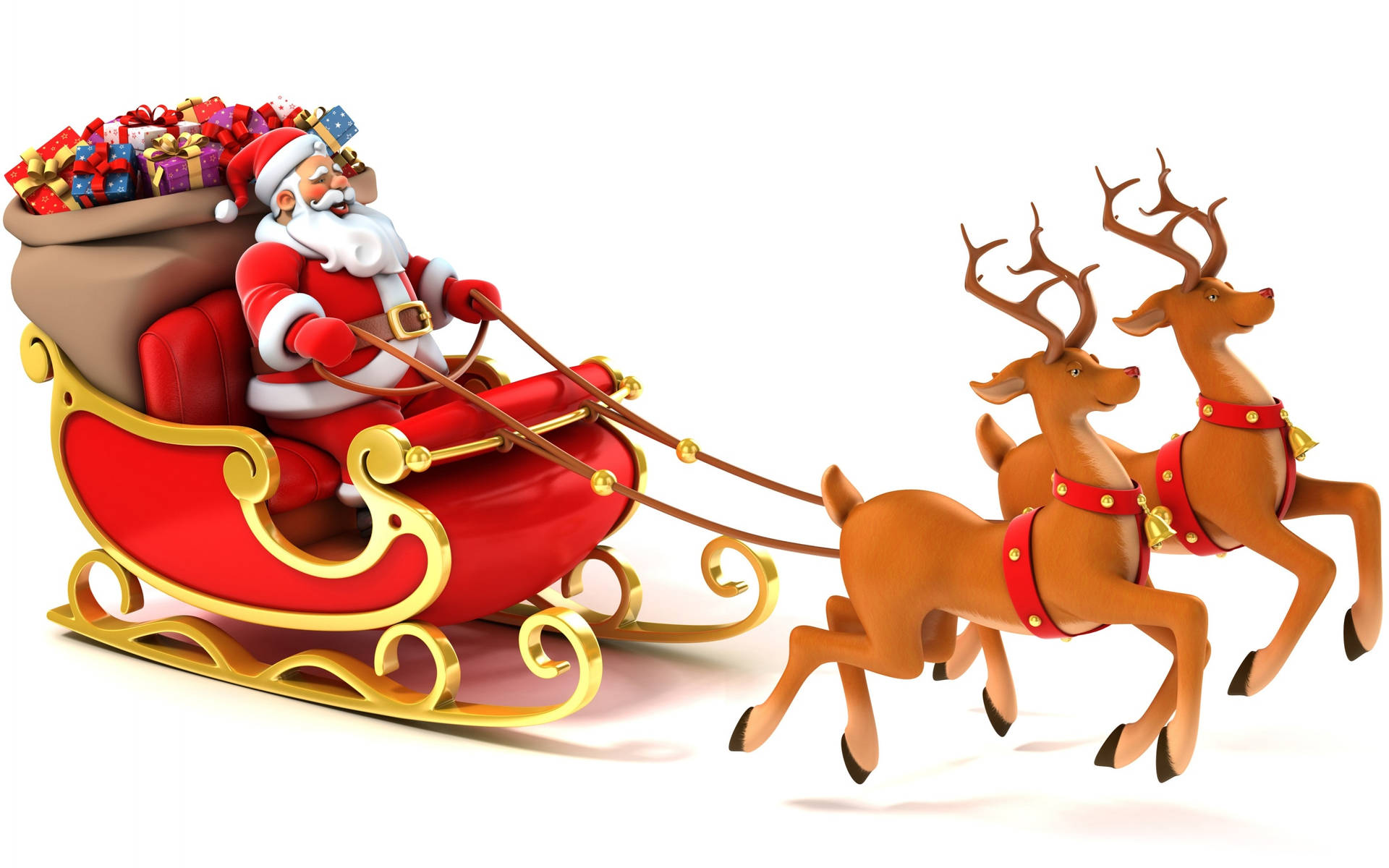 Christmas Holiday Desktop Santa Claus