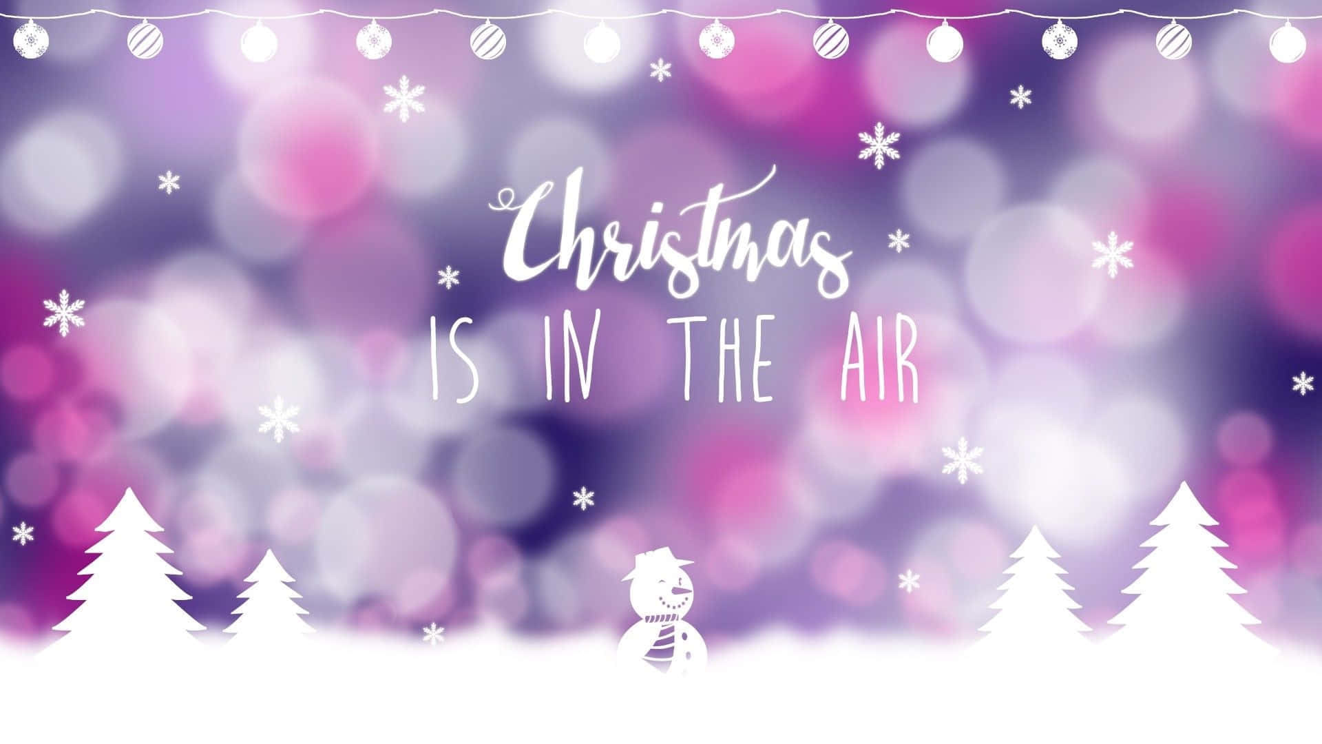 Christmas Is In The Air Background