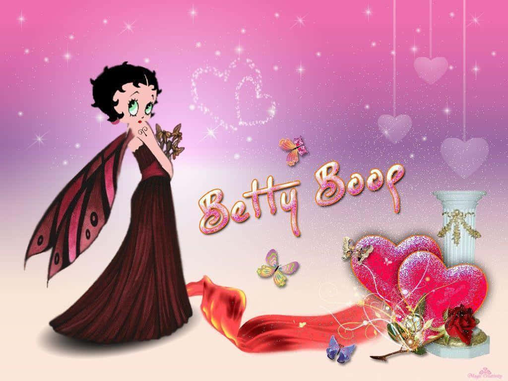 Christmas Joy With Betty Boop Background