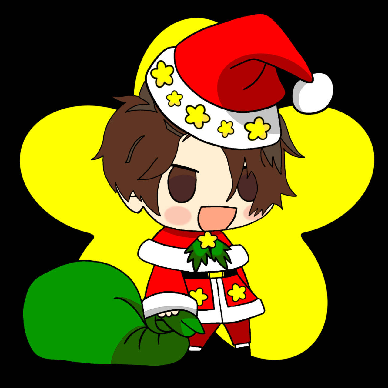 Christmas Pfp Little Santa Background