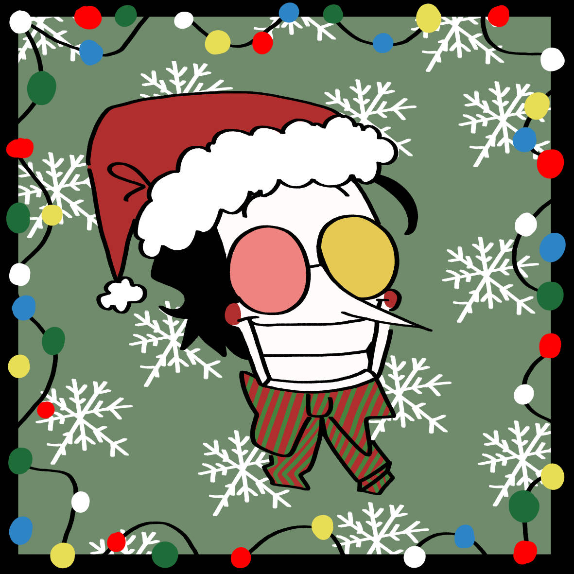 Christmas Pfp Long Nose Man