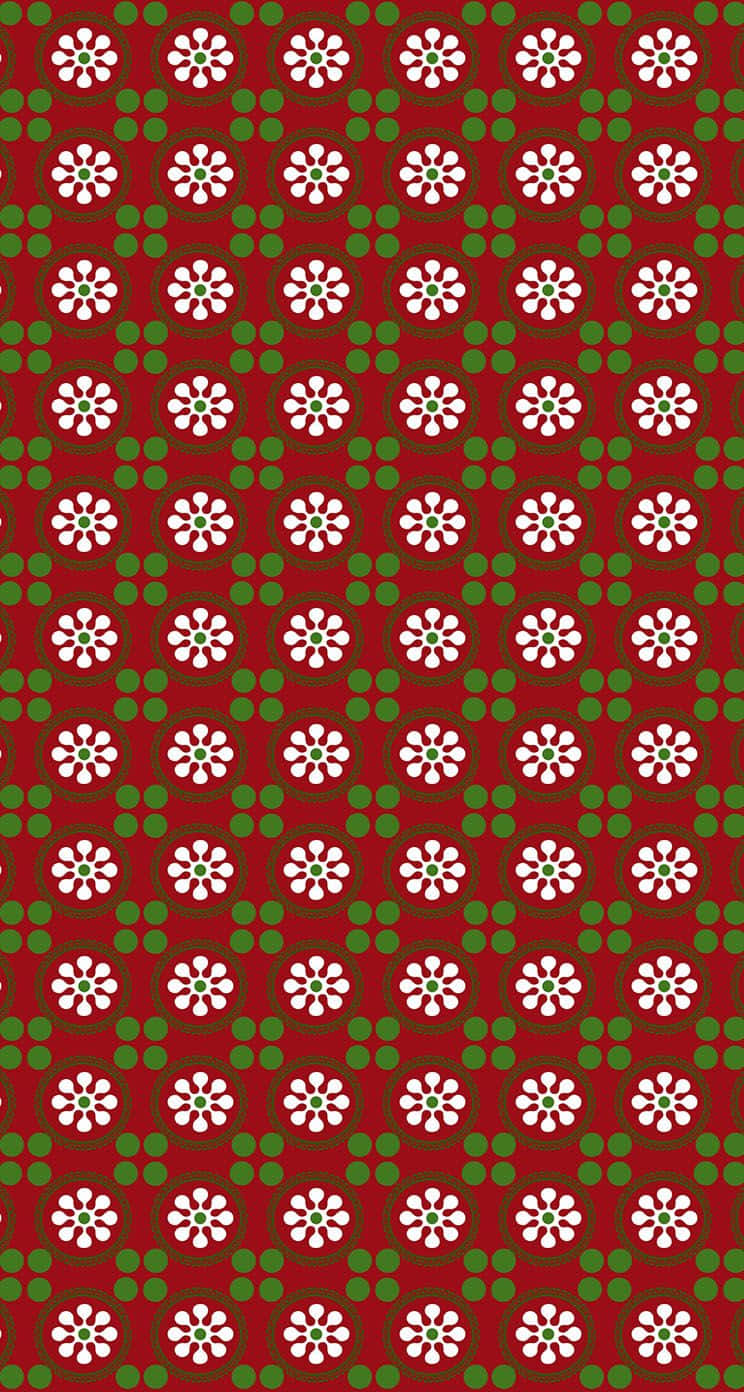 Christmas Snowflake Pattern Background