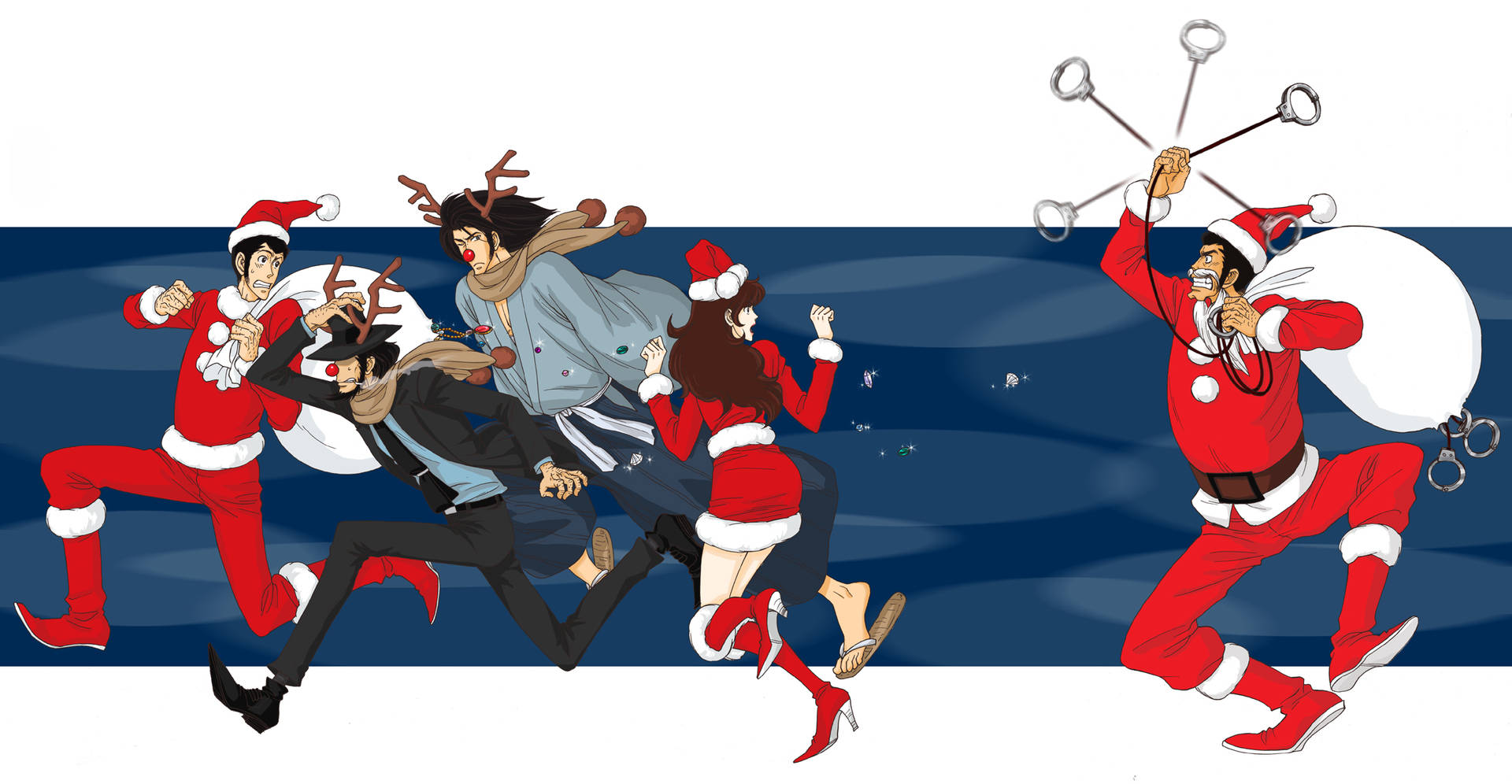 Christmas Special Lupin The Third Background