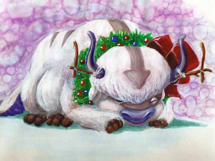 Christmas Themed Appa Background
