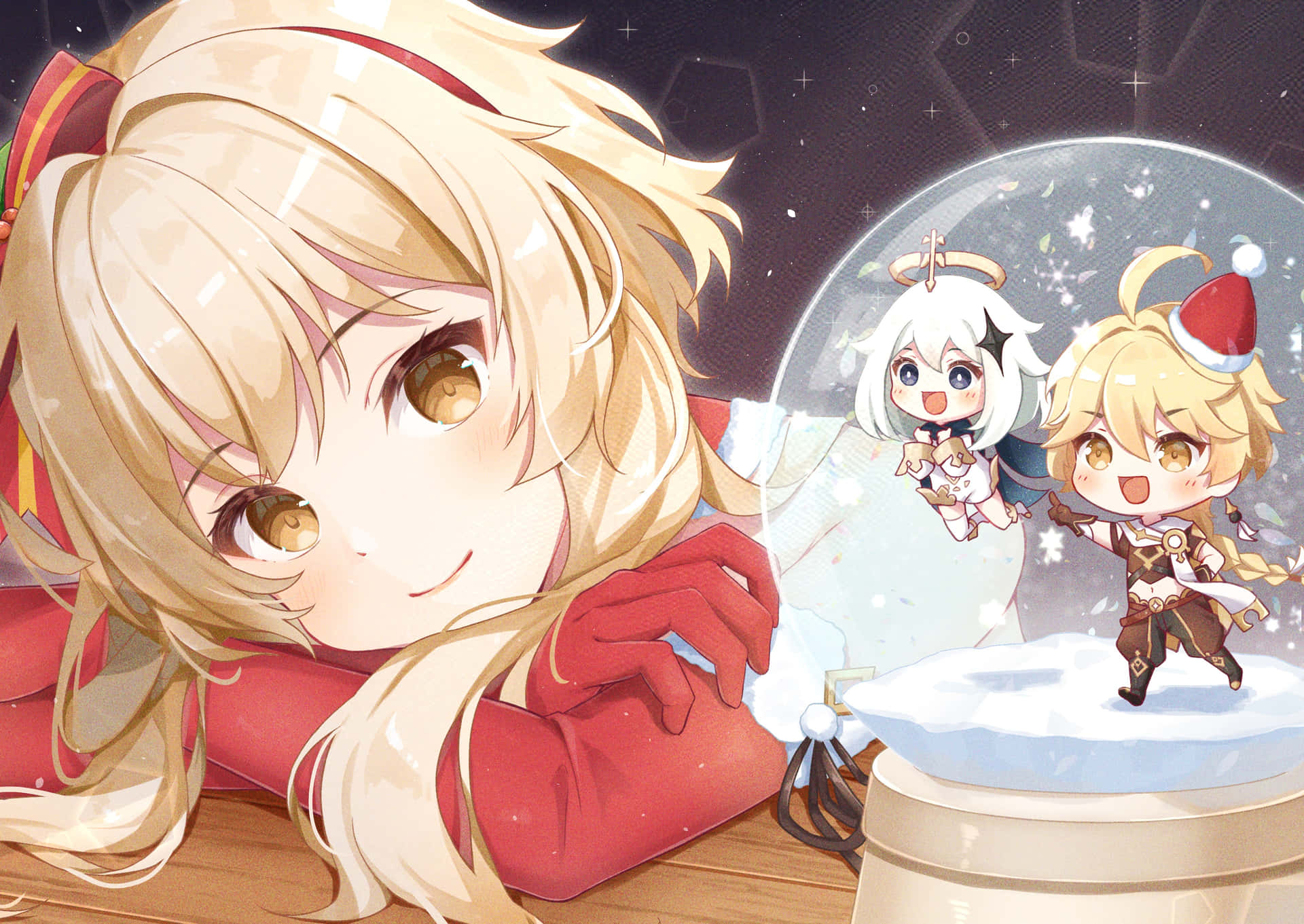 Christmas Travelers Genshin Pfp